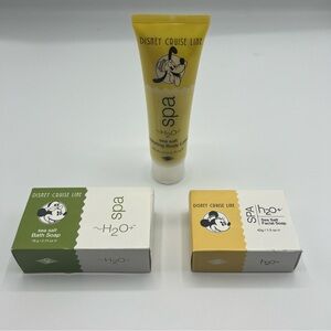 NEW Disney Cruise Line H2O+‎ Spa Sea Salt Bath Soap, Facial Soap and Body Lotion